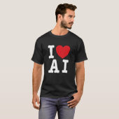 I Liebe KI - I Herz KI_1 T-Shirt (Vorne ganz)