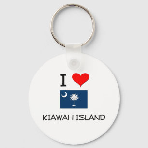 I Liebe Kiawah Island South Carolina Schlüsselanhänger