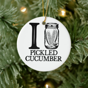 I Liebe Kichelkauz - Vintage Krustenhalle Keramik Ornament
