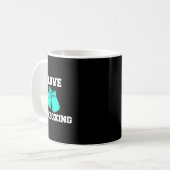 I Liebe Kickboxing Boxing Lover Boxer Kickboxing Kaffeetasse (Vorderseite Links)
