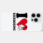 I Liebe Kickboxing Case-Mate iPhone Hülle (Rückseite (Horizontal))