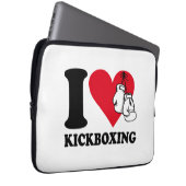 I Liebe Kickboxing Laptopschutzhülle (Vorne Rechts)