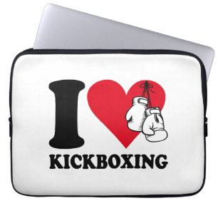 I Liebe Kickboxing Laptopschutzhülle