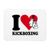 I Liebe Kickboxing Magnet (Horizontal)
