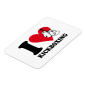 I Liebe Kickboxing Magnet (Linke Seite)
