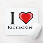 I Liebe Kickboxing Mousepad (Mit Mouse)
