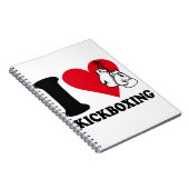 I Liebe Kickboxing Notizblock (Rechte Seite)