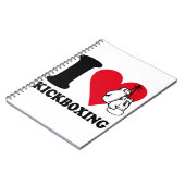 I Liebe Kickboxing Notizblock (Linke Seite)