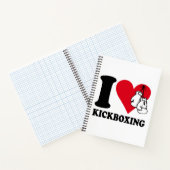 I Liebe Kickboxing Notizblock (Innenseite)