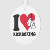 I Liebe Kickboxing Ornament (Vorderseite)