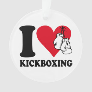 I Liebe Kickboxing Ornament