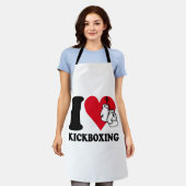 I Liebe Kickboxing Schürze (Getragen)