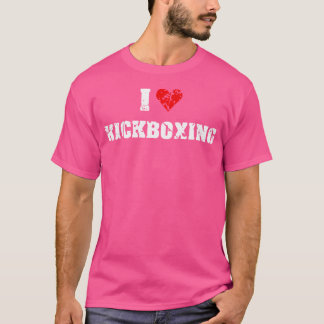 I Liebe Kickboxing-Spiele Fitness für T-Shirt
