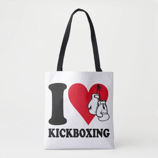 I Liebe Kickboxing Tasche (Vorderseite)