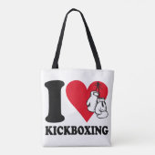 I Liebe Kickboxing Tasche (Rückseite)