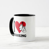 I Liebe Kickboxing Tasse (Vorderseite Links)