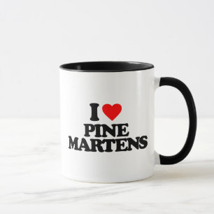 I LIEBE-KIEFERN-MARDER TASSE