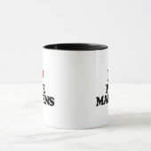 I LIEBE-KIEFERN-MARDER TASSE (Zentrum)