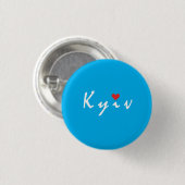 I Liebe Kiev Button (Vorne & Hinten)