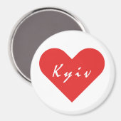 I Liebe Kiev Magnet (Vorderseite/Rückseite)