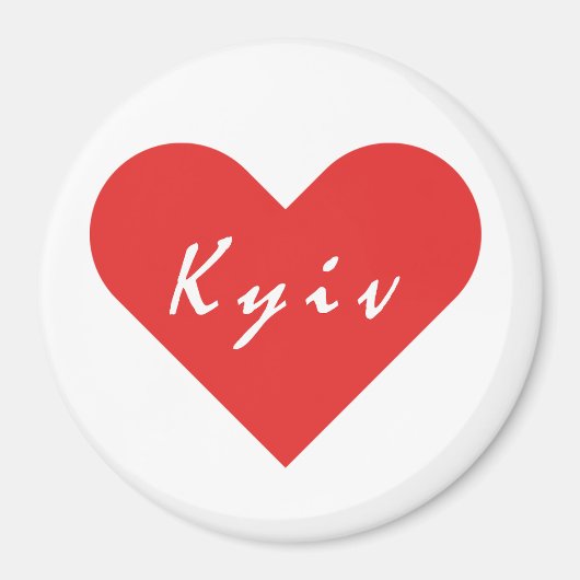 I Liebe Kiev Magnet (Vorne)