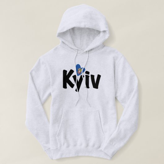 I. Liebe Kiew, У к р а н а Ukraine, ї Hoodie (Design vorne)