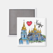 I Liebe Kiew Magnet (Vorderseite/Rückseite)