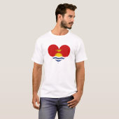 I Liebe Kiibati Flag T-Shirt (Vorne ganz)
