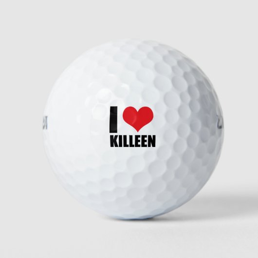 I Liebe Killeen Golfball (Vorderseite)
