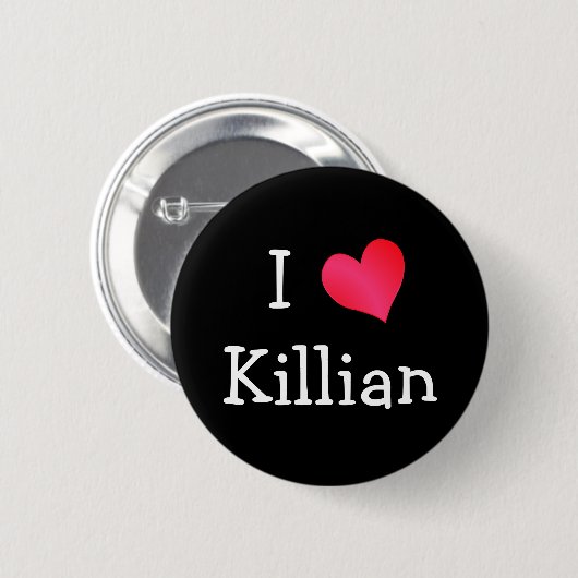 I Liebe Killian Button (Vorne & Hinten)