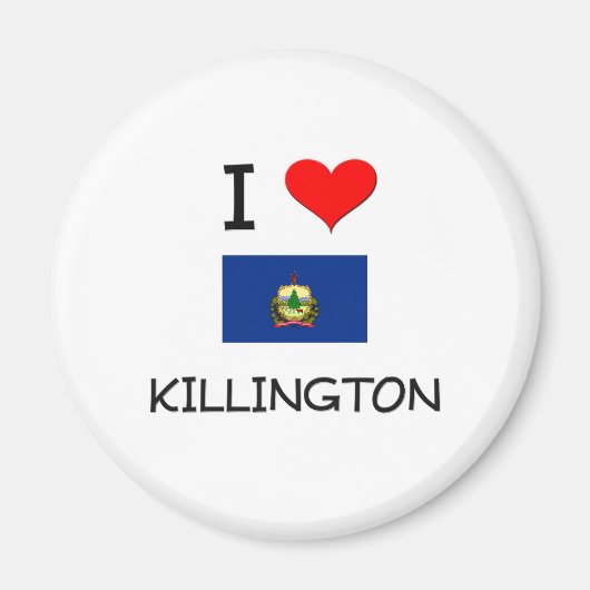 I Liebe Killington Vermont Magnet (Vorne)