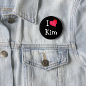 I Liebe Kim Button (Beispiel)