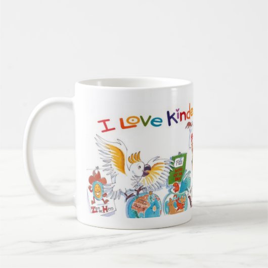 I Liebe-Kindergarten Kaffeetasse (Links)