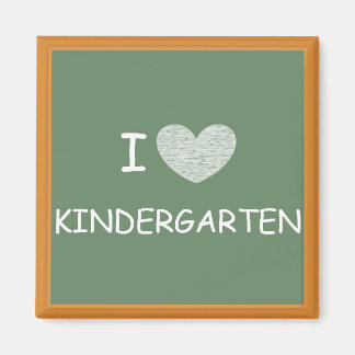 I Liebe Kindergarten Magnet