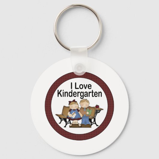 I Liebe Kindergarten Schlüsselanhänger (Vorderseite)