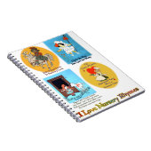 I Liebe Kinderzimmer Rhymes (#2) Notizblock (Rechte Seite)