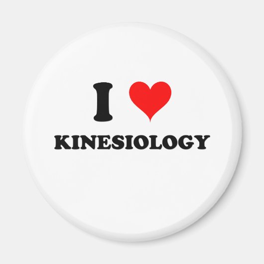 I Liebe Kinesiologie Magnet (Vorne)