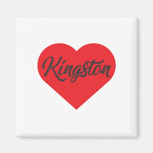 I Liebe Kingston - Jamaika Magnet (Vorne)