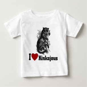 I Liebe Kinkajou Baby T-shirt