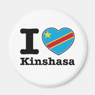 I Liebe Kinshasa Magnet