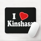 I Liebe Kinshasa Mousepad (Mit Mouse)