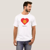 I Liebe Kirgisistan T-Shirt (Vorne ganz)