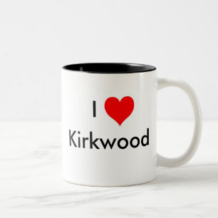 I Liebe Kirkwood Zweifarbige Tasse