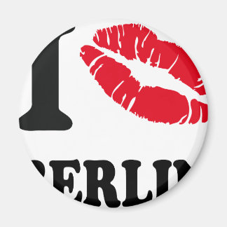 I Liebe Kiss heart BERLIN Magnet