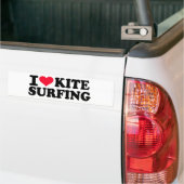 I Liebe Kitesurfing Autoaufkleber (Auf Lkw)
