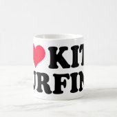I Liebe Kitesurfing Kaffeetasse (Mittel)