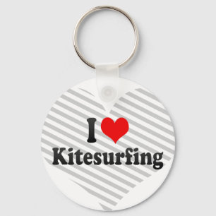 I Liebe Kitesurfing Schlüsselanhänger