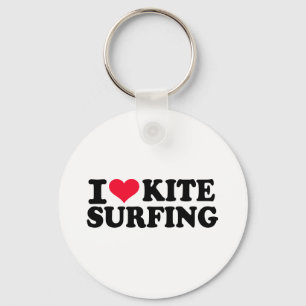 I Liebe Kitesurfing Schlüsselanhänger