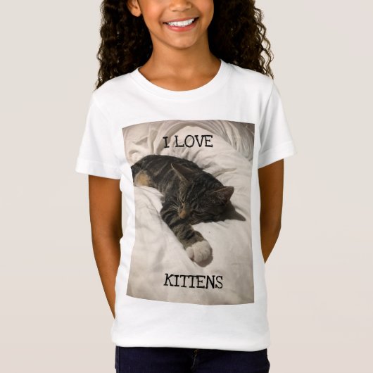I Liebe Kittens T-Shirt (Vorderseite)
