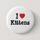 I Liebe Kitts Herzstück custom personalisiert Button (Vorderseite)